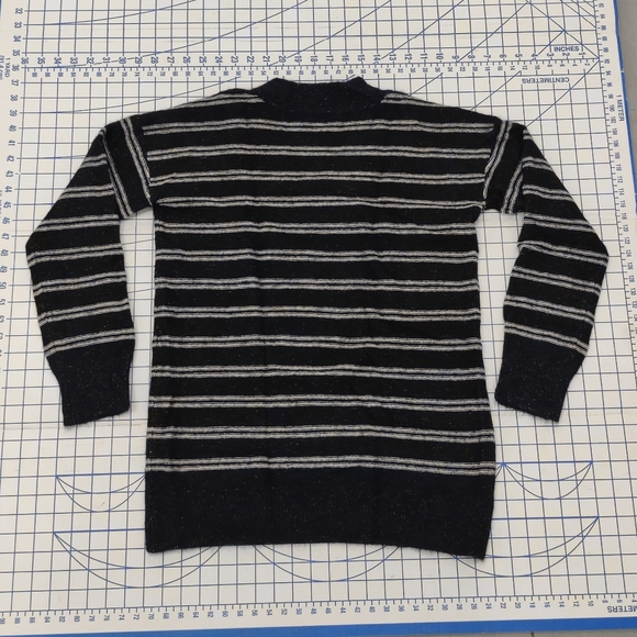 n:PHILANTHROPY V-Neck Sweater S Black/Cream - Picture 2 of 3